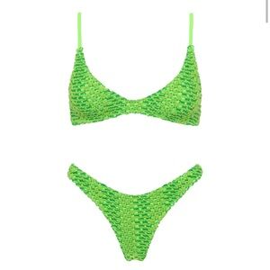 NWT Triangl Maia Grasse Green bikini lime green